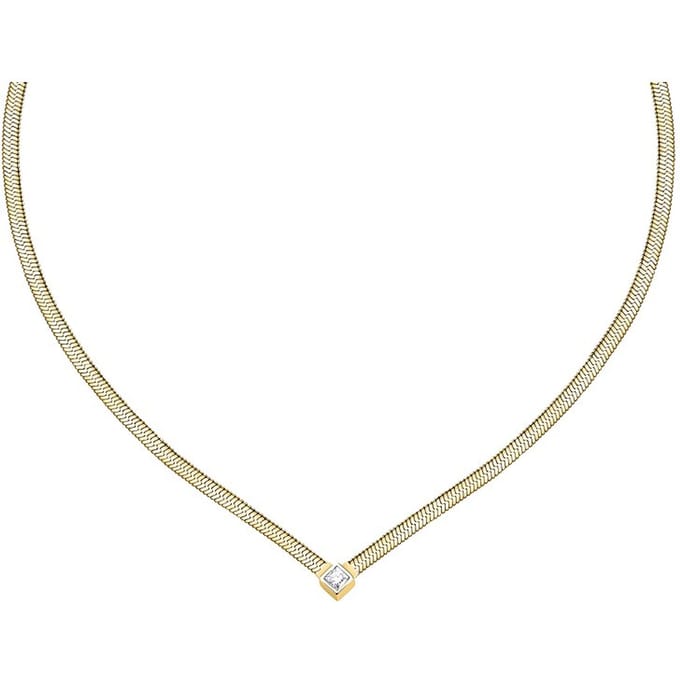 MORELLATO GIOIA SAVY29 GOLD-PLATED KETTING MET KRISTAL 1 STUK