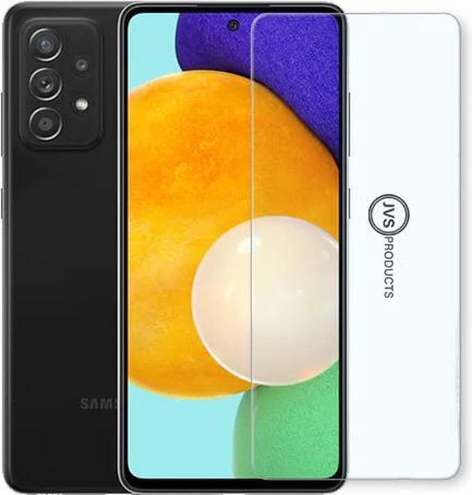 Screenprotector geschikt voor Samsung Galaxy A52 - Tempered Glass - Beschermglas - Glas - Transparant