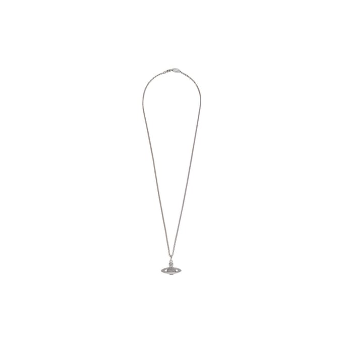 Vivienne Westwood mini Bas Relief Orb ketting 6302010402P116P116 Silver|F|Box white
