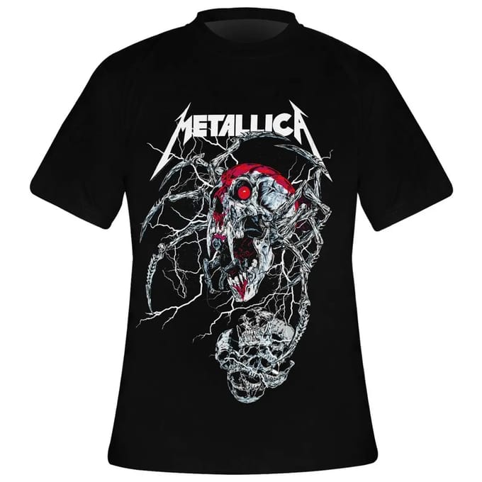 Metallica - Spider Dead Heren T-shirt - XL - Zwart
