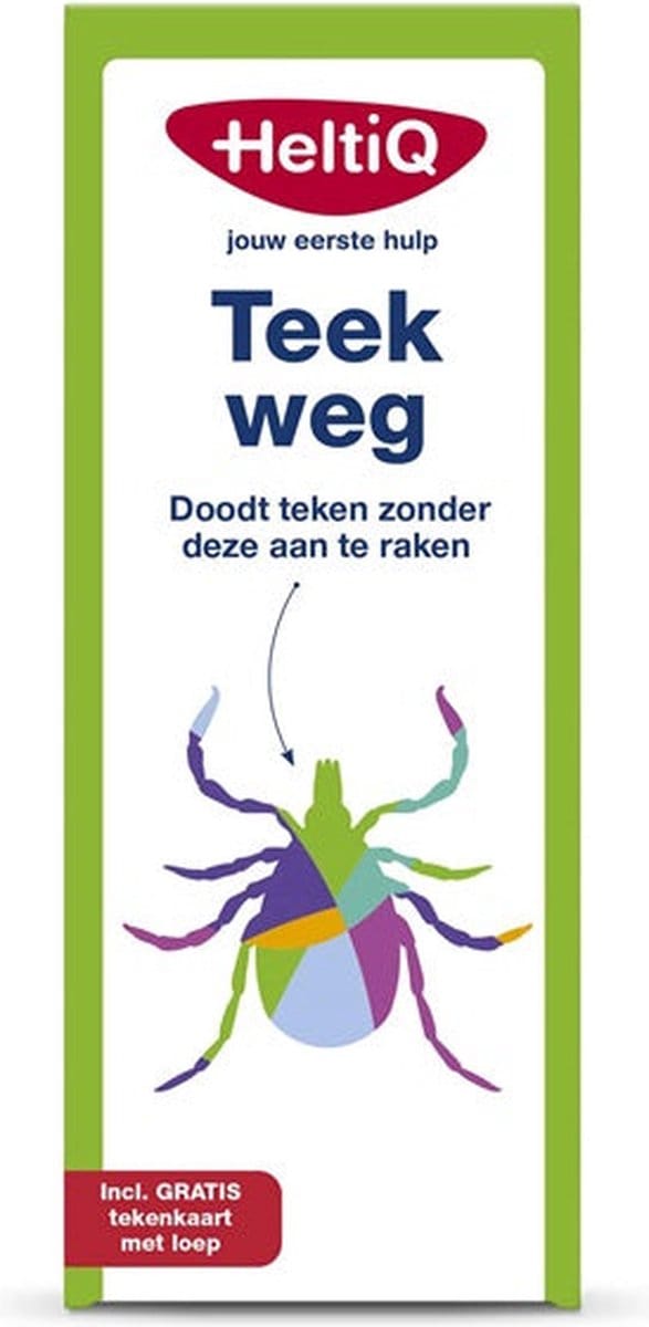 HeltiQ Teek weg- 2 x 1 stuks voordeelverpakking