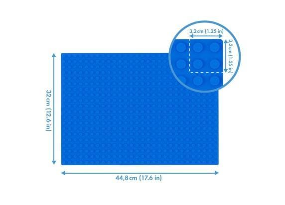 Hubelino grondplaat 20x28 blauw Knikkerbanen