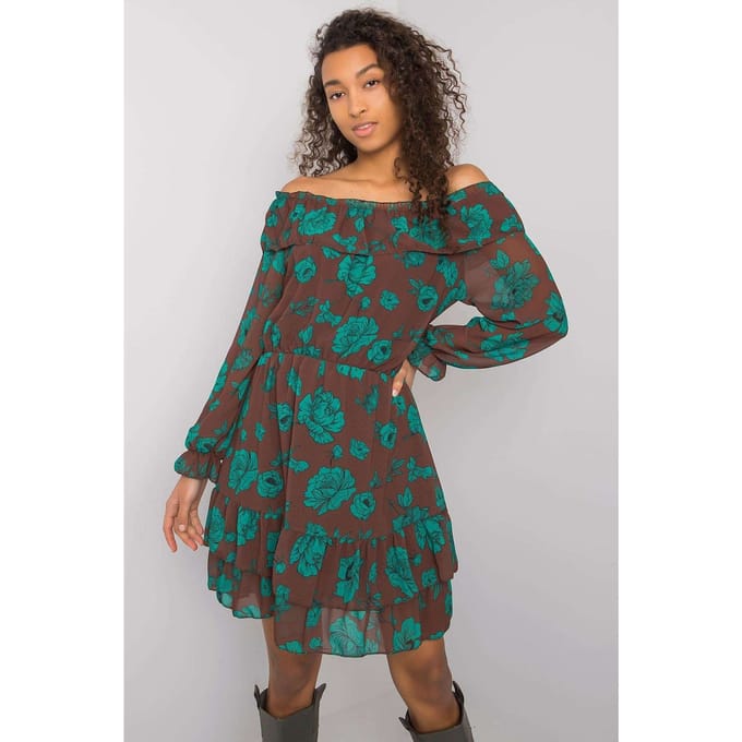 Ocean Flow Dress - Aqua Grün / Einheitsgröße