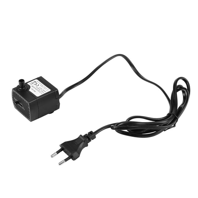 Mini Ultra Stille Dompelwaterpomp Visvijver Aquarium Tank Fontein black