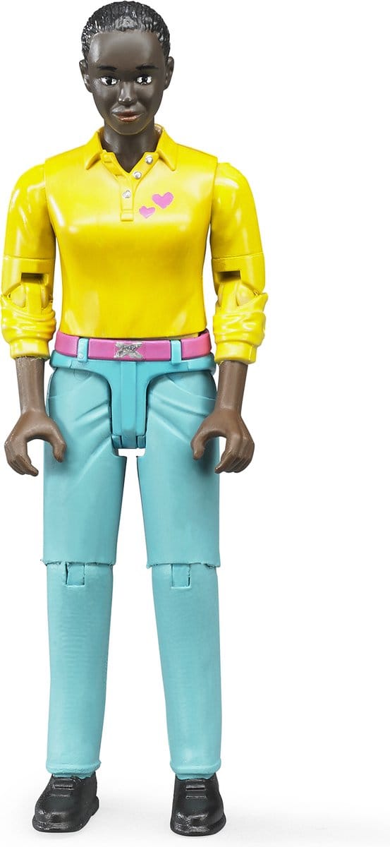 Bruder | Vrouw met turquoise jeans | 1:16