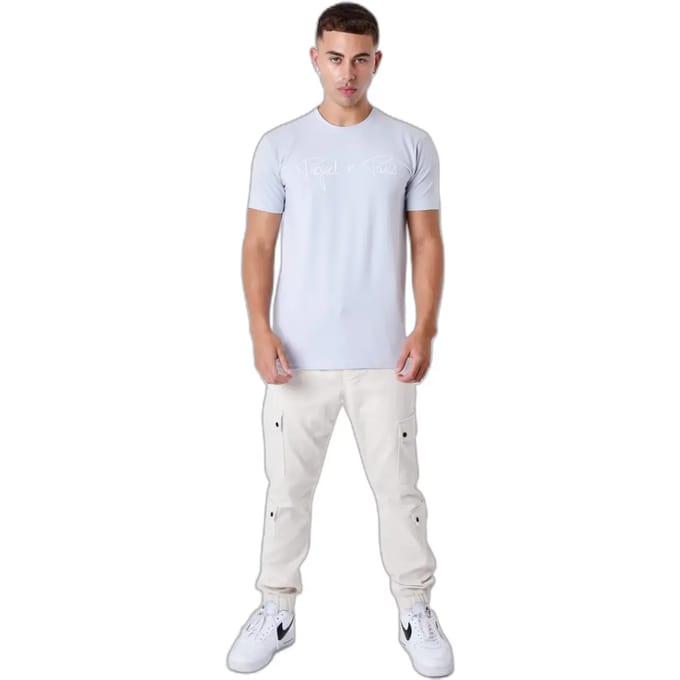 Basic t-shirt met geborduurd logo Project X Paris