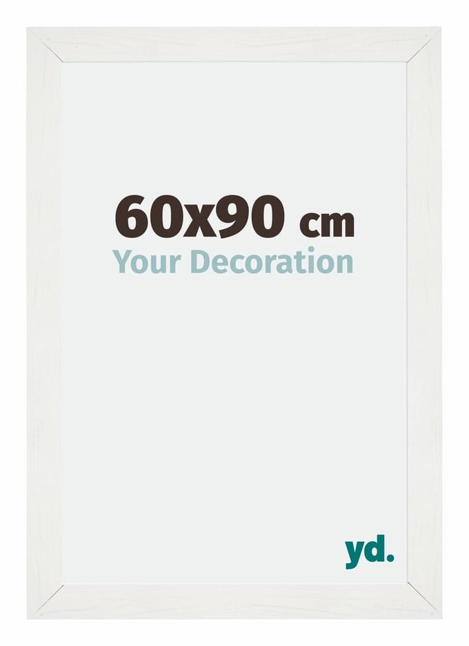Your Decoration - Fotolijst 60x90 cm - MDF - Wit Geveegd - Mura
