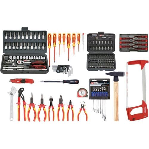 KS Tools Gereedschapspilotenkoffer (gevuld) 195-delig Electricien