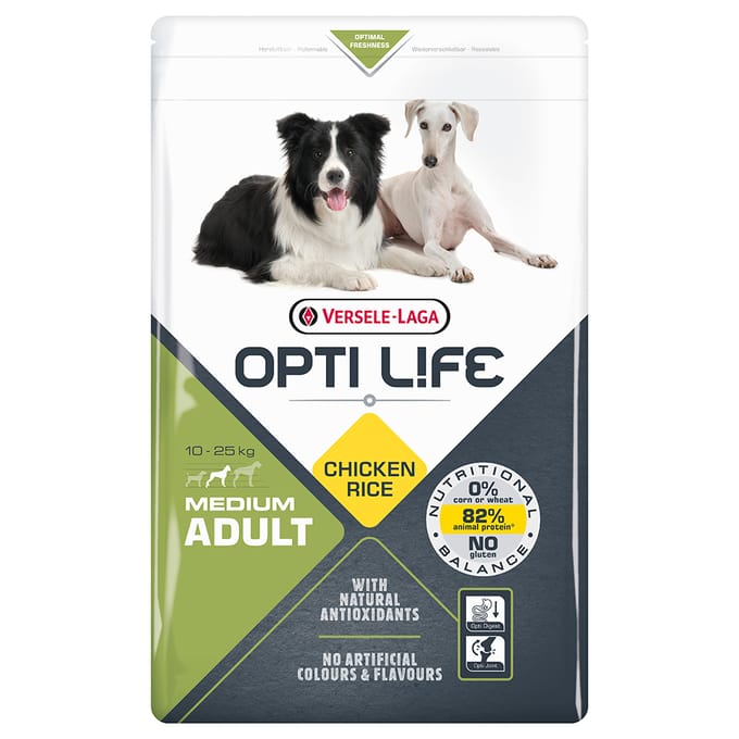 Versele Laga Opti Life Adult Medium - Hondenvoer - 12,5 kg