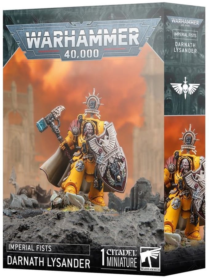 Beeldje Games Workshop Warhammer 40k - Imperial Fists Darnath Lysander
