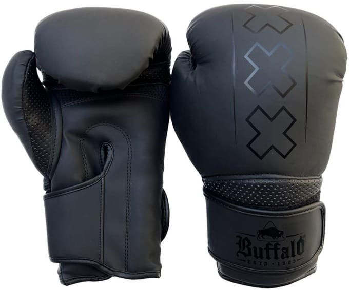 Buffalo Metal bokshandschoenen zwart 12oz
