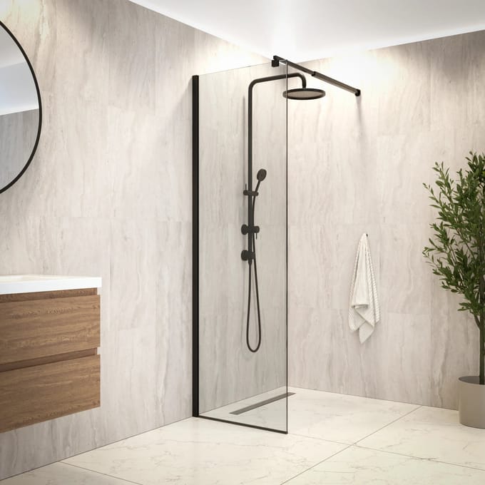 Mirlux Douchewand Aris 60x200cm