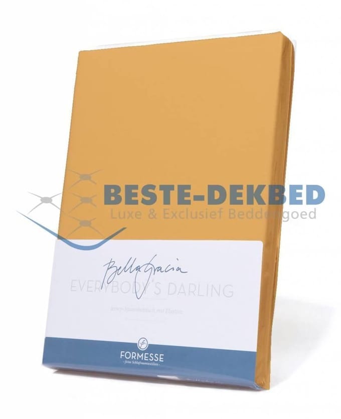Bella Gracia Jersey Hoeslaken - Saffraan (0537)