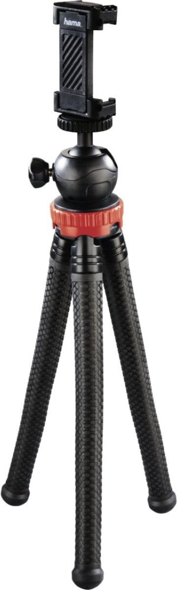 Hama Statief "FlexPro" voor smartphone, GoPro en fotocamera´s, 27 cm, rood
