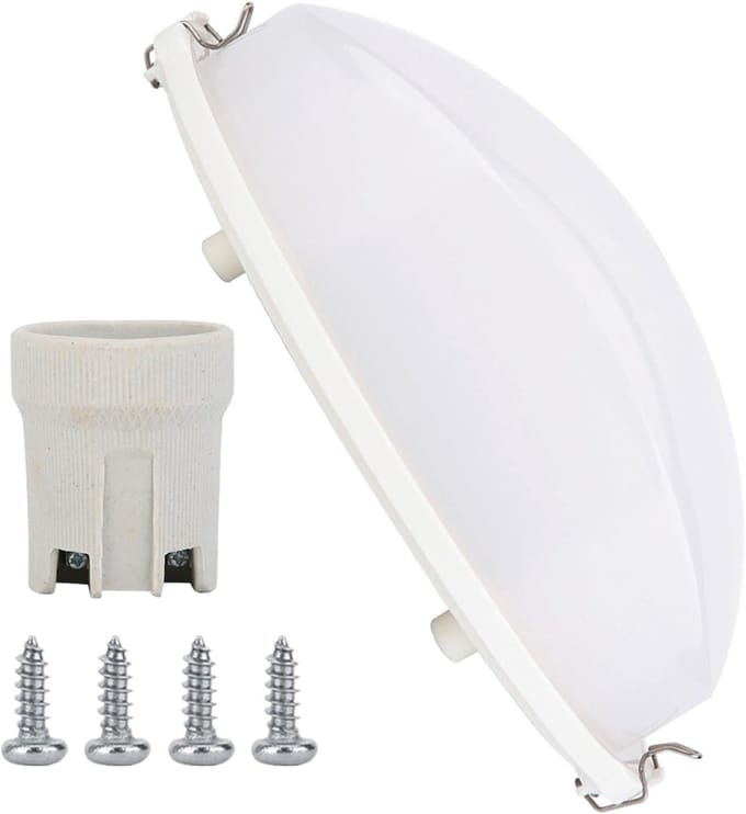 ZEYNOMAX - Sauna Wall Lampshade - Waterproof - Explosion-Proof - E27 Fitting - Antifog - Geschikt voor Sauna en Stoombad