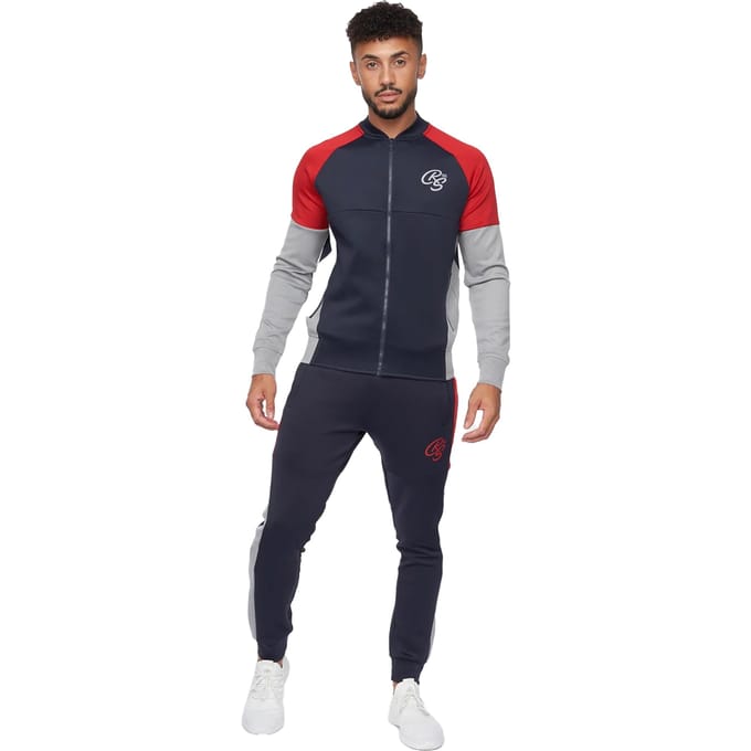 Crosshatch Heren Brayden Trainingspak (Marine)