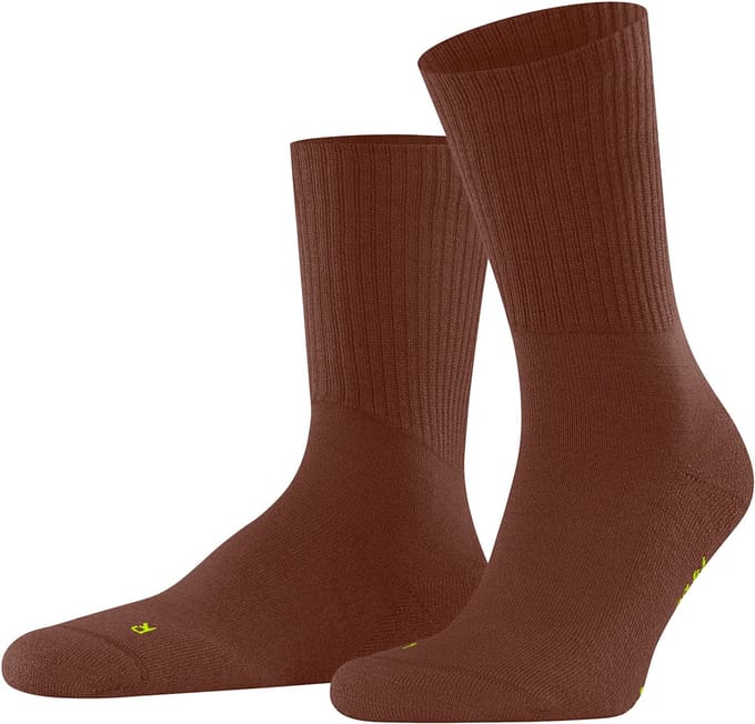 FALKE Walkie Light eenkleurig wol functioneel materiaal sokken unisex bruin - maat 39-41