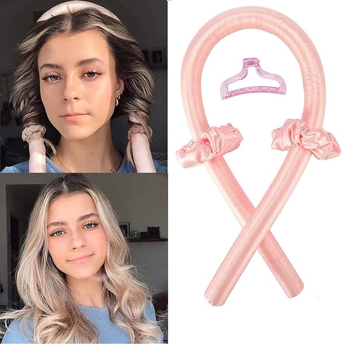 heatless curls satijnen haarkruller curling ribbon