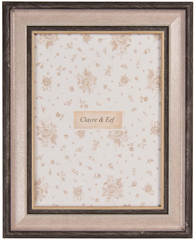 Clayre & Eef Fotolijst 13x18 cm Bruin Kunststof