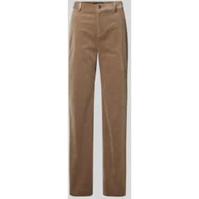 Flared cut corduroy broek met steek- en achterzakken, model 'KADEN'