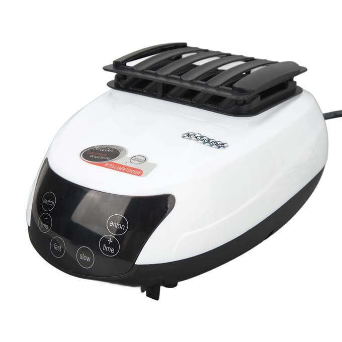 1500W Kledingdroogmachine   Zes Knoppen Host Wit Stille Werking Elektrische Kledingdroger met black