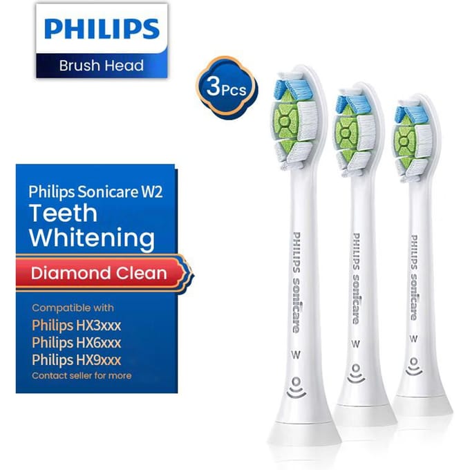Philips HX6063 Opzetborstel Vervangende Sonicare W2 Diamond Clean Optimal White HX6063-borstels blue