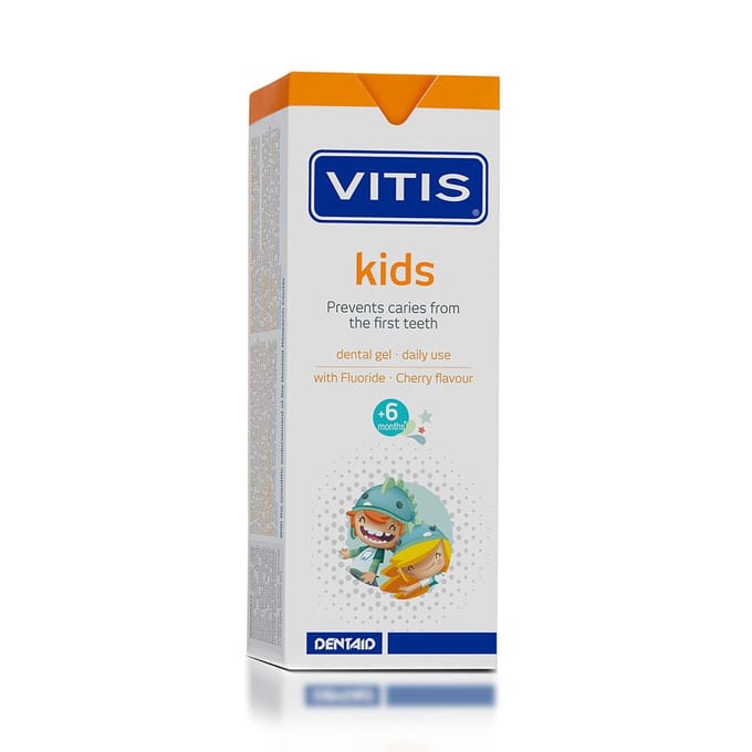 Vitis Kids Tandpasta-Gel Kers 50 Tandpasta
