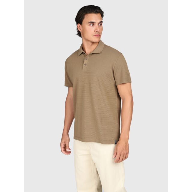 Brunotti - Domo - Polo Shitake - Heren - 100% Katoen - Lichtgewicht - M
