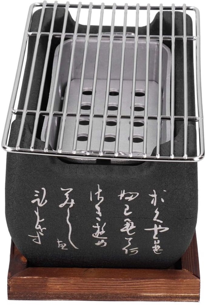 Dailygoods- Barbecue Mini Grill - Lichtgewicht Aluminium - Houtskool