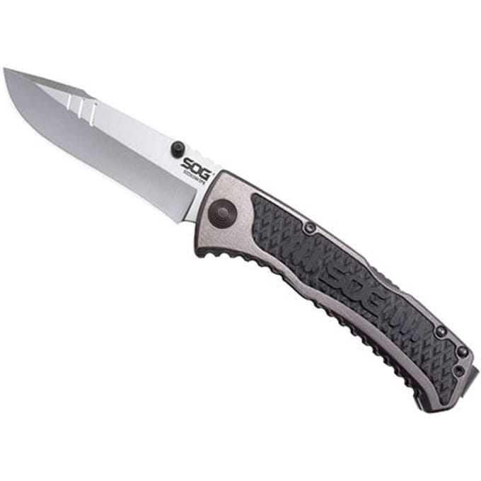 SOG Knives Sideswipe Clampack Zakmes - Zwart