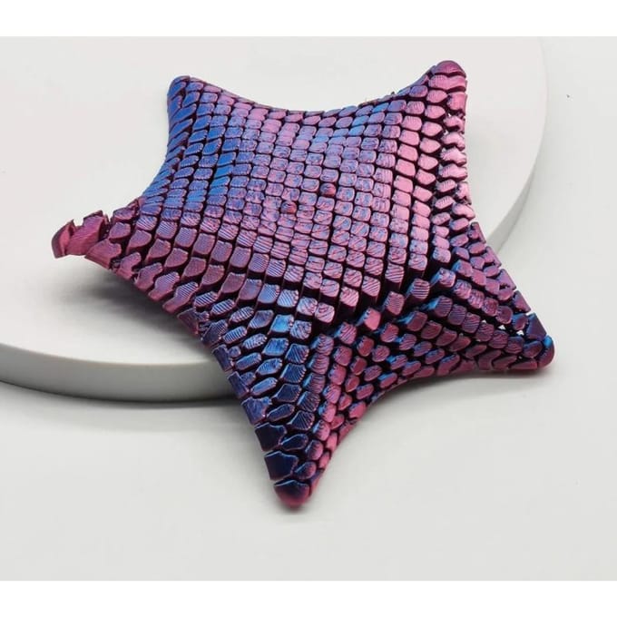 3D Geprinte Squishy Zeester Flexibat Fidget Bureau Speelgoed - Leuke Zeester Bureau Decoratie, Unieke Bureau Decoratie Flexibele Zeester Cadeau