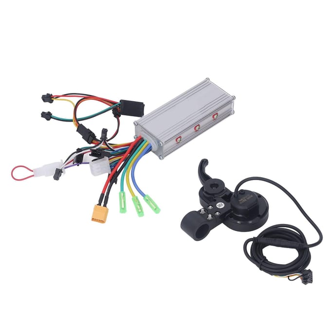 36V 48V 500W 2 in 1 Motor Borstelloze Controller Waterdicht LH100 LCD-displaypaneel Kit voor Elektrisch white
