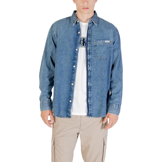 Denim Overhemd met Knopen