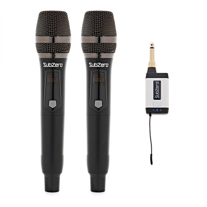 SubZero VOXLINK-Compact Dubbel Draadloos Handmicrofoonsysteem