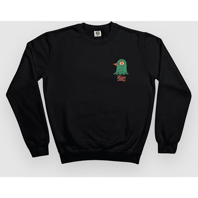 The Dudes Bird Head Classic Sweater zwart