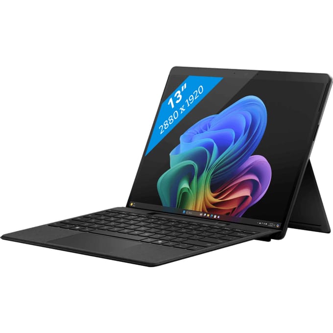 Microsoft Surface Pro 11 - Copilot+ Laptop - 13 inch - Snapdragon X Plus/16GB RAM/512GB SSD - Zwart