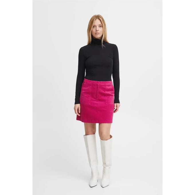 b.young BYDISUNE SKIRT - Very Berry Pink