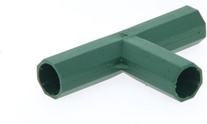 Tuinkoppelingen Kas - PVC-verbindingsstukken - Frame Constructie - Slagvast PP Materiaal - 1.6 cm Binnendiameter - Groen
