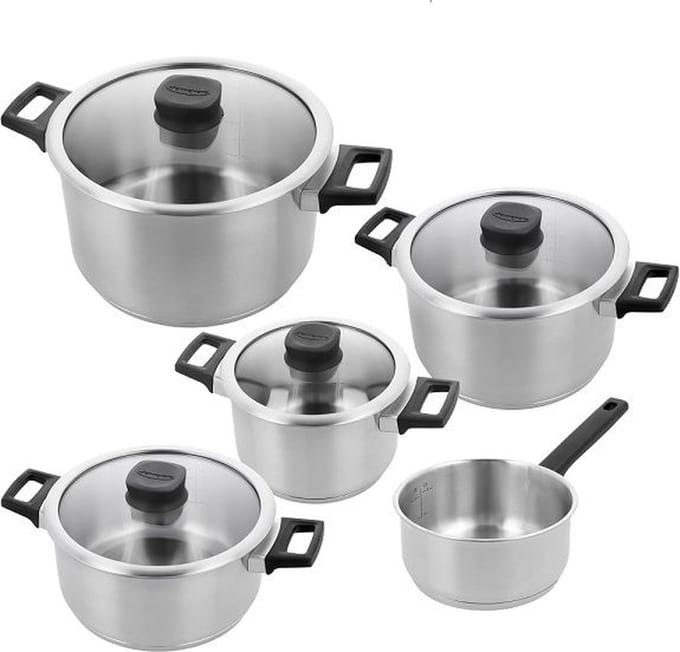 Demeyere Comfort 3 pannenset 5 delig