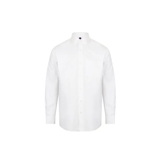 Shirt met lange mouwen Henbury Classic Oxford
