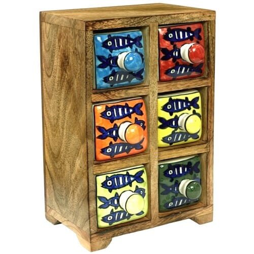 Trunks, opbergdozen Signes Grimalt Kruidenrek Met 6 Lades