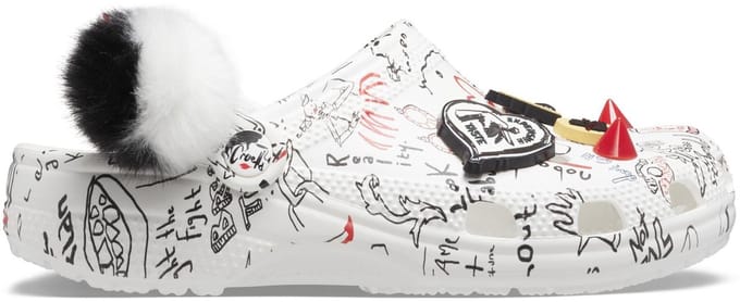 Crocs Classic Cruella Clog Wit Maat 39/40 M7W9