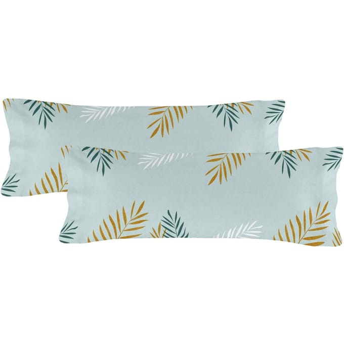 Set van 2 kussenslopen Foliage Mint | Blanc
