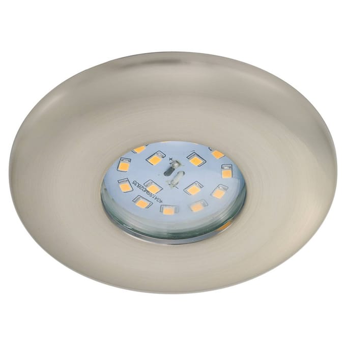 Briloner LED inbouwspot Attach One, mat nikkel, IP65