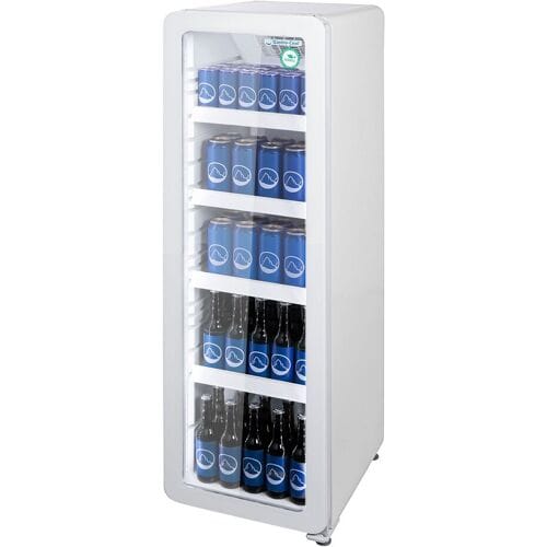 GASTRO-COOL Drankenkoelkast - 418mm - 140L - smal model - LED-interieurverlichting