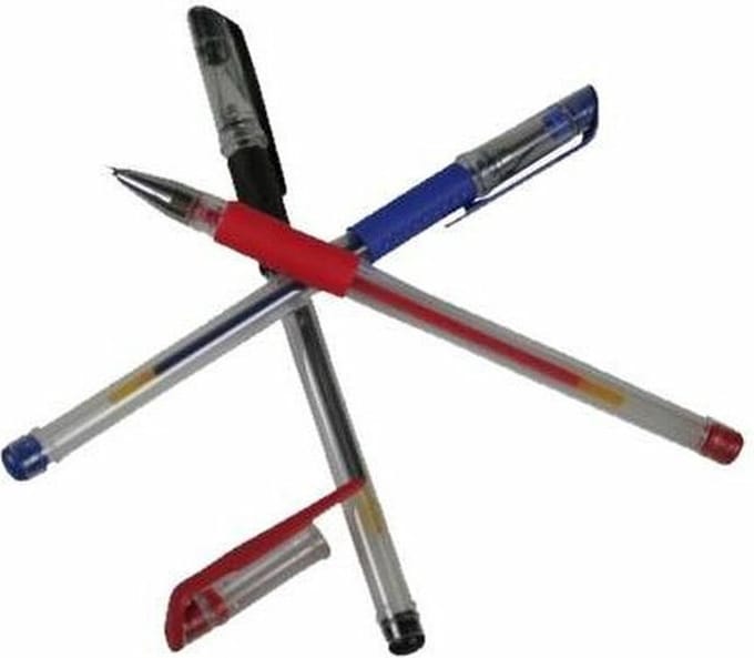 24x Bellatio knutselset gelpennen gekleurd - Tekenspullen - Hobby/knutselmateriaal