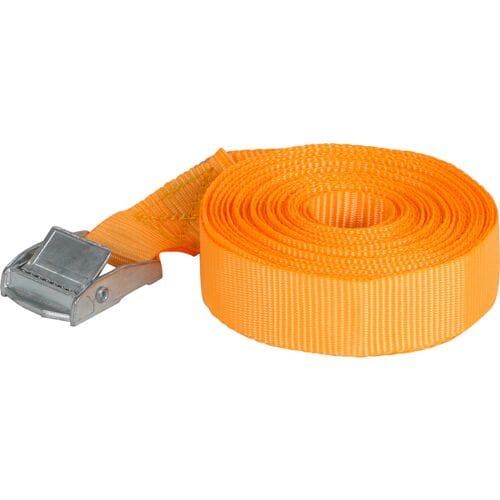 Carpoint Spanband 7 Meter – 250 kg – Met Klemsluiting – TÜV Gecertificeerd – Sterk Polyester – Voor Transport