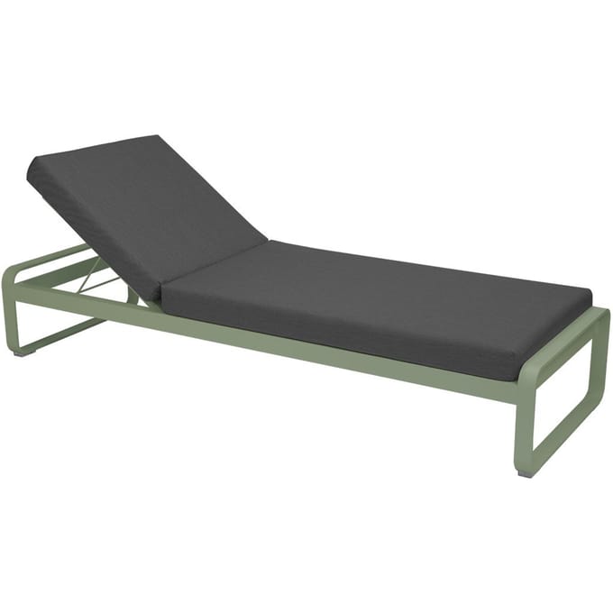 Fermob BELLEVIE Komfort - Ligbed - 82 cactus mat - A3 grafietgrijs