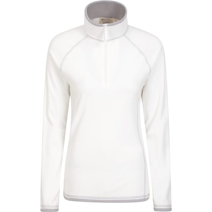 Mountain Warehouse Dames/Dames Montana Half Zip Fleece Top (Beige)
