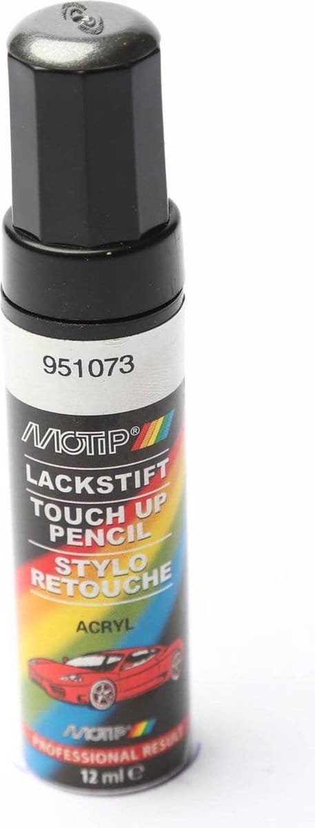 Motip 951073 - Auto lakstift - Grijs Metallic - 12 ml